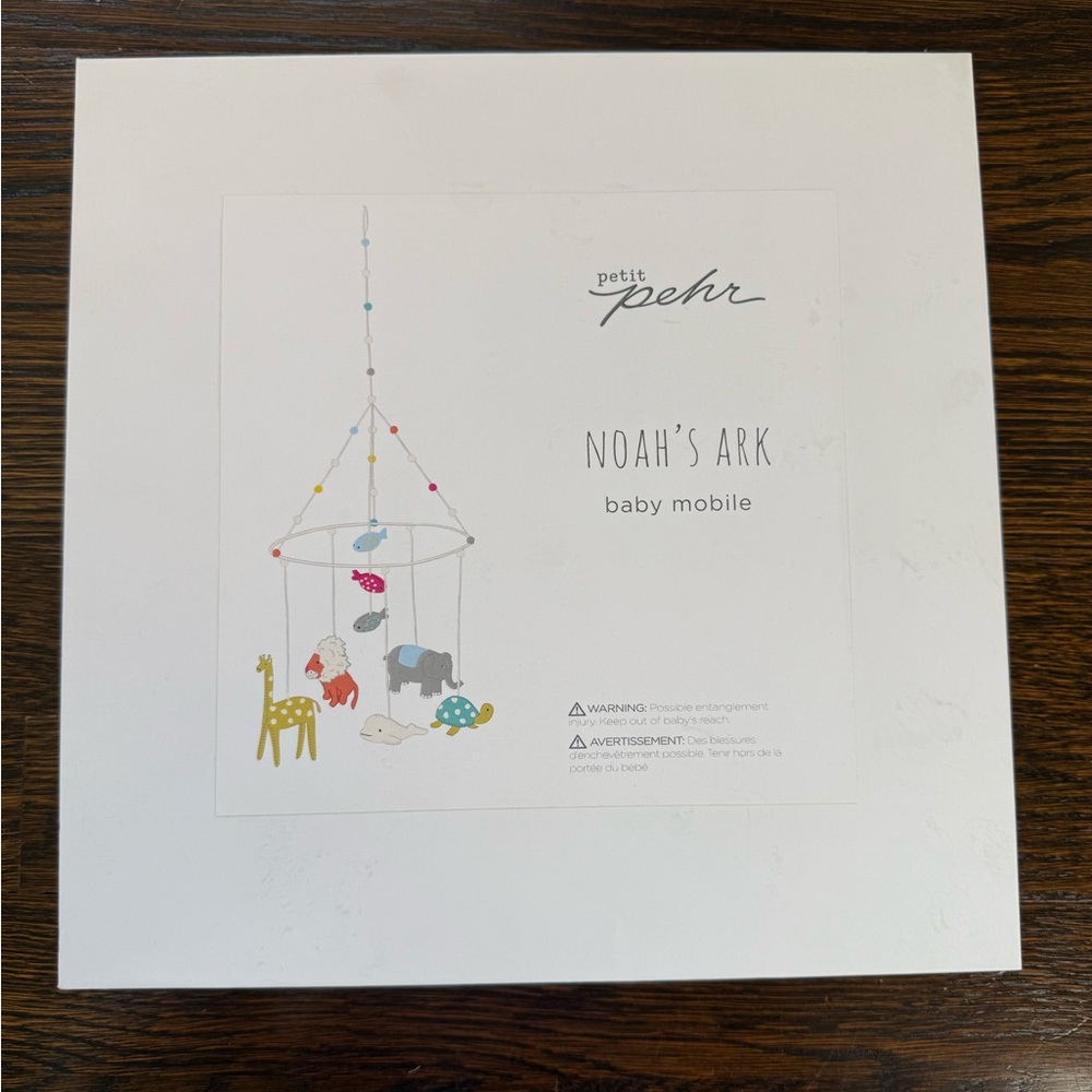 Petite Pehr Noah's Ark Baby Mobile for Baby Nursery - Multicolor Animals